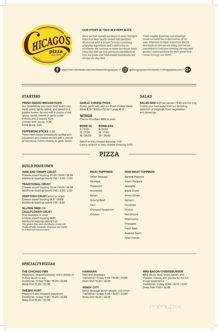 Chicago's Pizza - Winchester, IN menu_pic