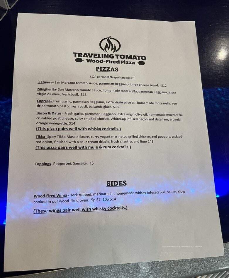 Traveling Tomato - Voorhees Township, NJ menu_pic