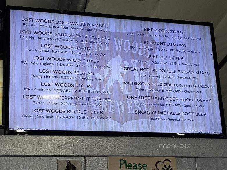 Lost Woods Brewery - Buckley, WA