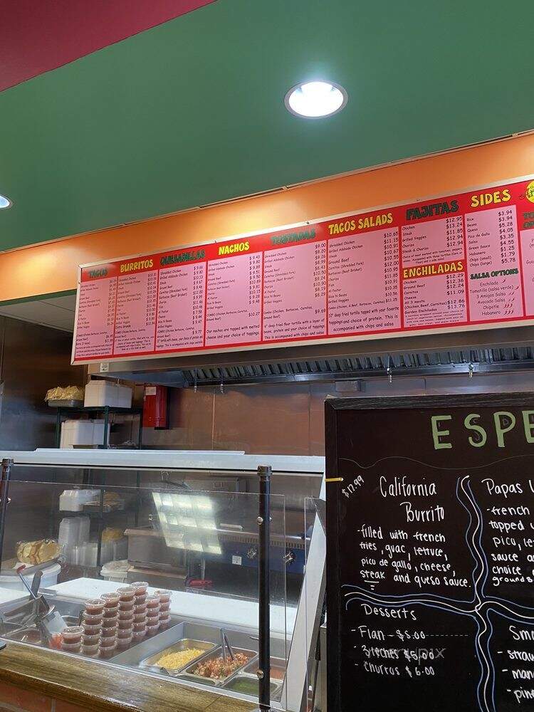 3 Amigos Mexican Taqueria - Farmington, CT menu_pic