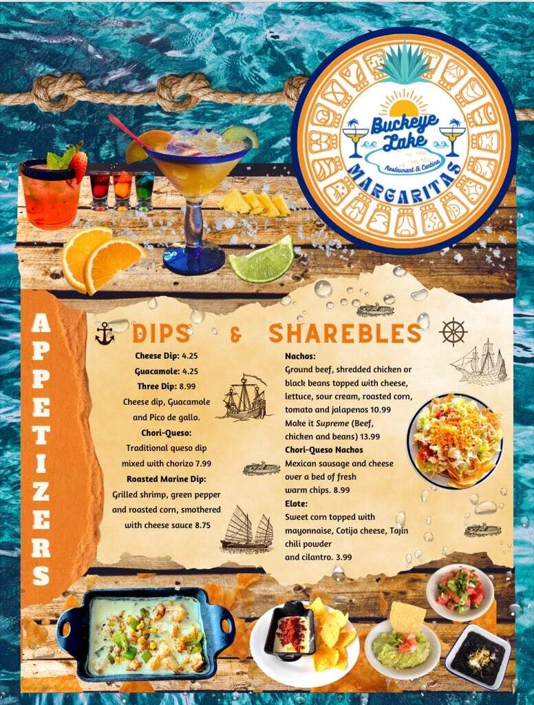 Buckeye Lake Margaritas - Buckeye Lake, OH menu_pic