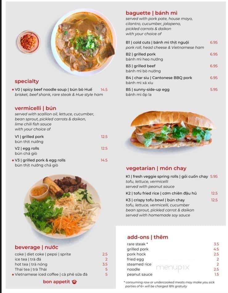Pho 79 - Omaha, NE menu_pic