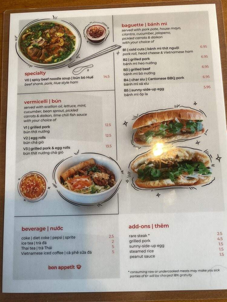 Pho 79 - Omaha, NE menu_pic
