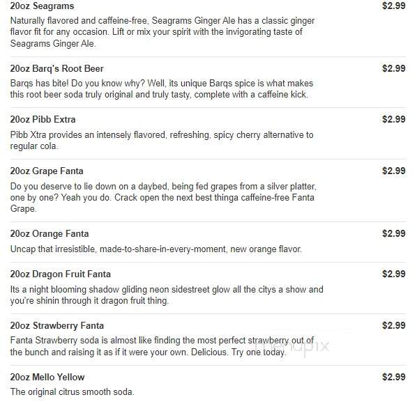 Parker's Kitchen - North Charleston, SC menu_pic