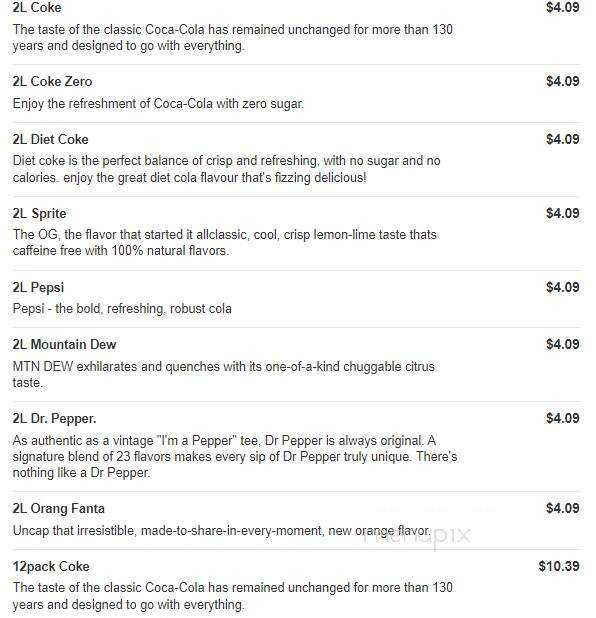 Parker's Kitchen - North Charleston, SC menu_pic