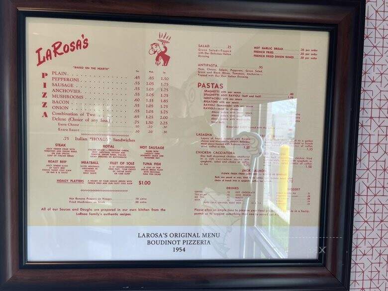 LaRosa's Pizza - Louisville, KY menu_pic