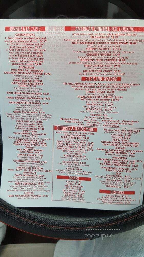 Leonardo's Tex Mex - Dallas, TX menu_pic
