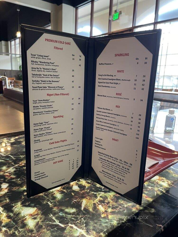 Nozawa Sushi - Avon, CO menu_pic