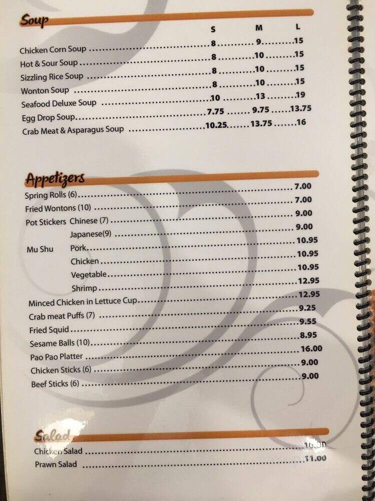 Golden Palace - Moraga, CA menu_pic