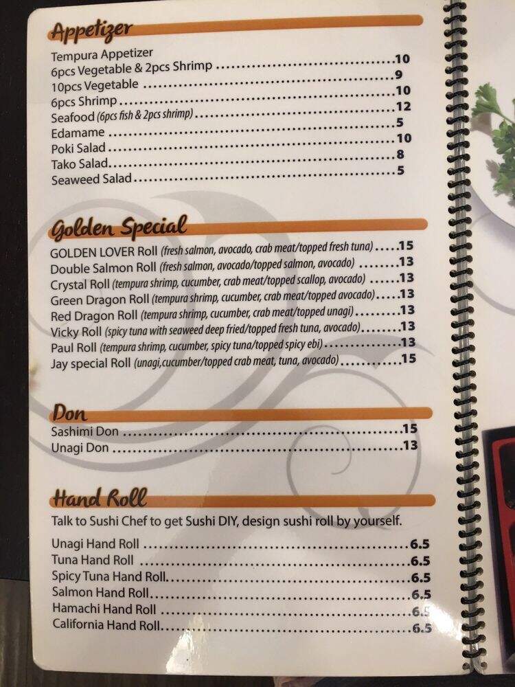 Golden Palace - Moraga, CA menu_pic