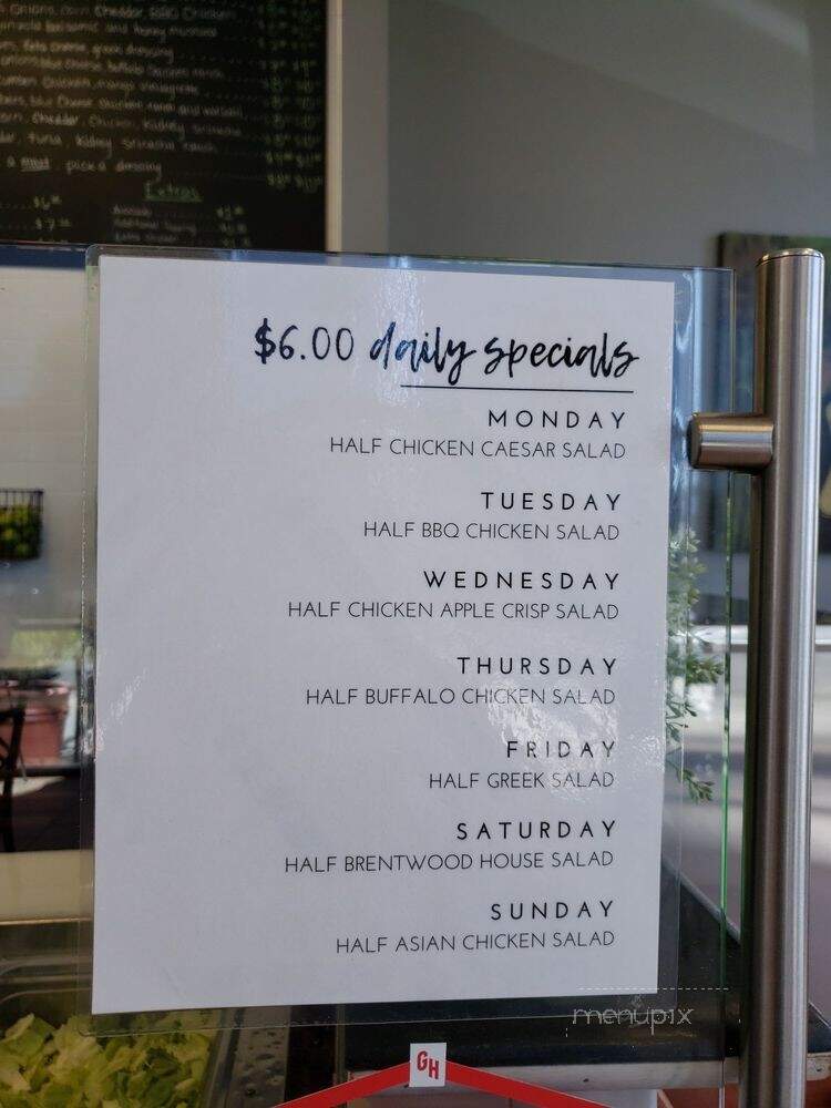 Salad Makers - Brentwood, CA menu_pic