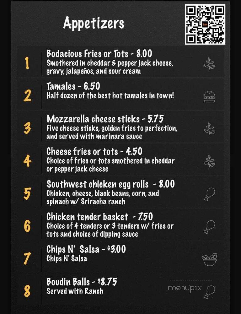 DBC Bar and Grill - Metairie, LA menu_pic
