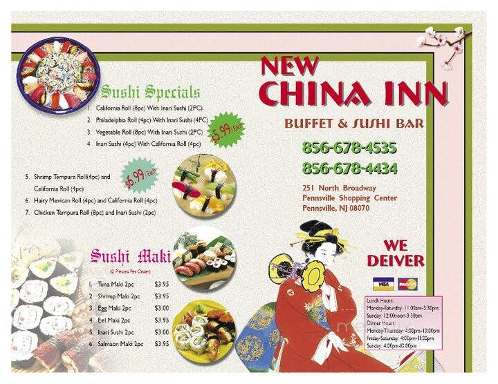 New China Inn Buffet - Pennsville, NJ