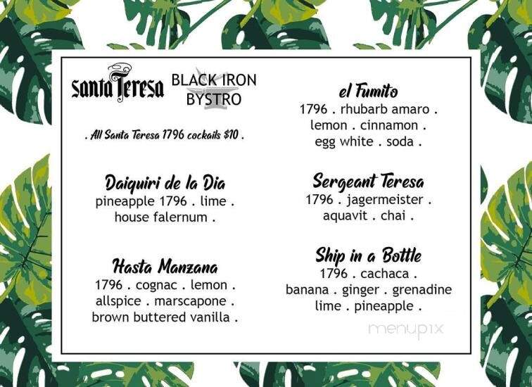 Black Iron Bystro - Buffalo, NY menu_pic