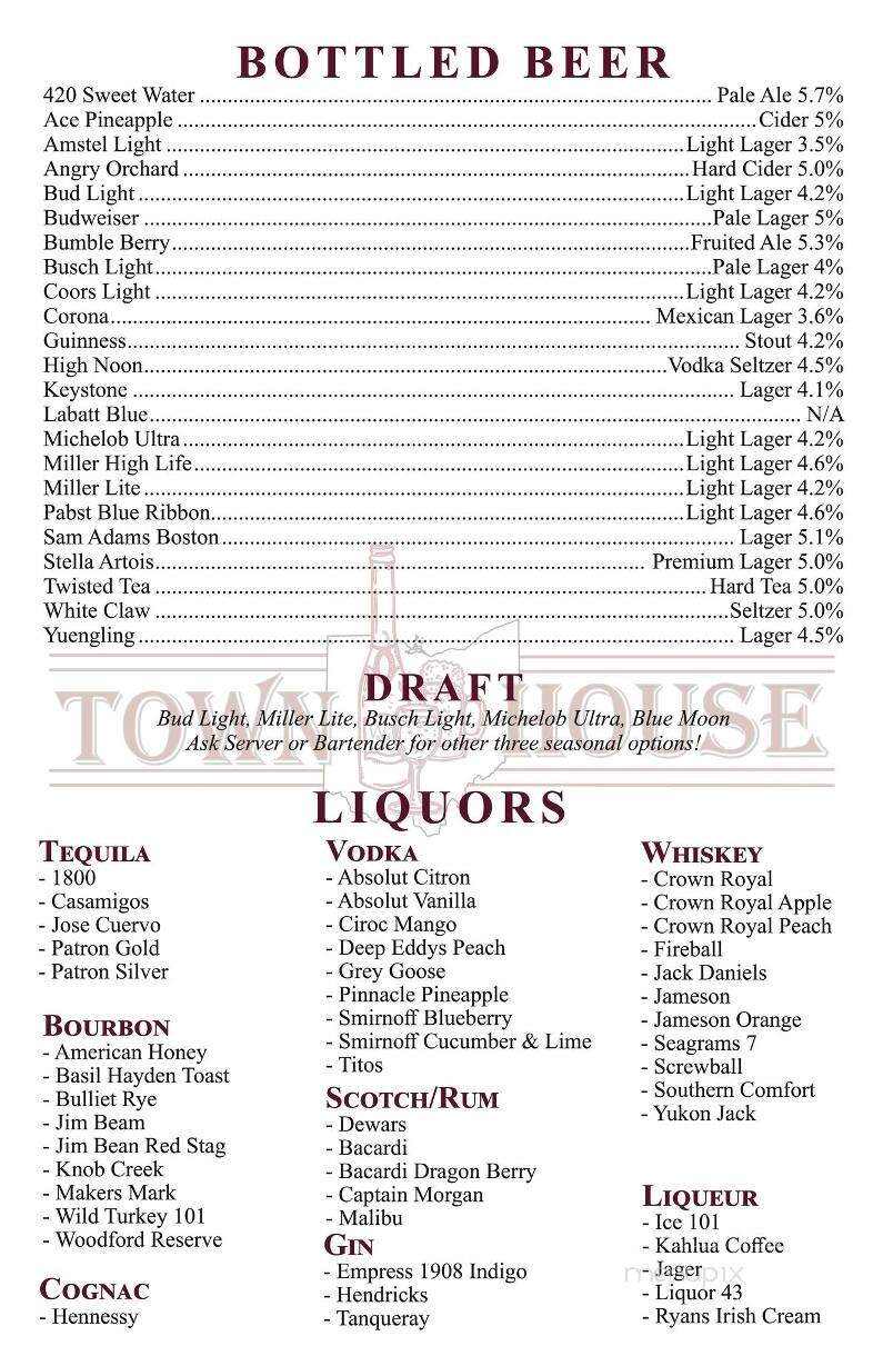 Town House - Marietta, OH menu_pic