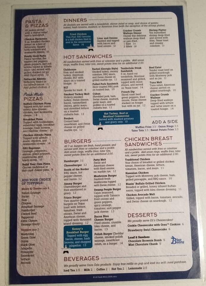 The American Legion - Chanhassen, MN menu_pic