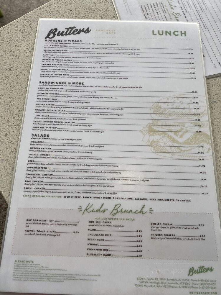 Butters pancakes and cafe - Scottsdale, AZ