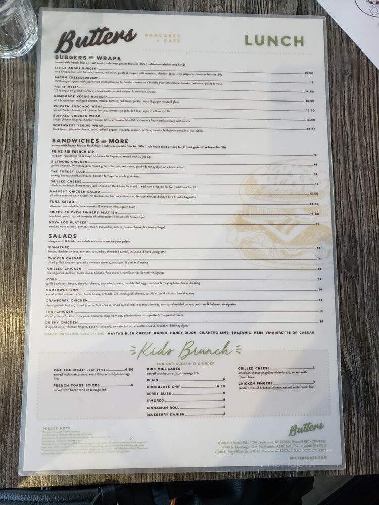 Butters pancakes and cafe - Scottsdale, AZ