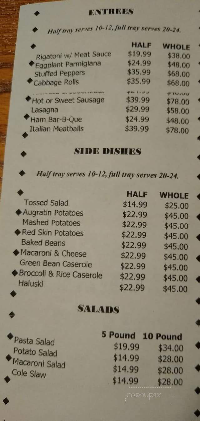 SHOP 'n SAVE - Weirton, WV menu_pic