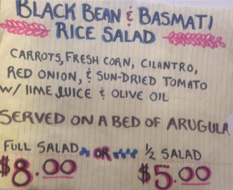 Mount Shasta Pastry - Mt Shasta, CA menu_pic