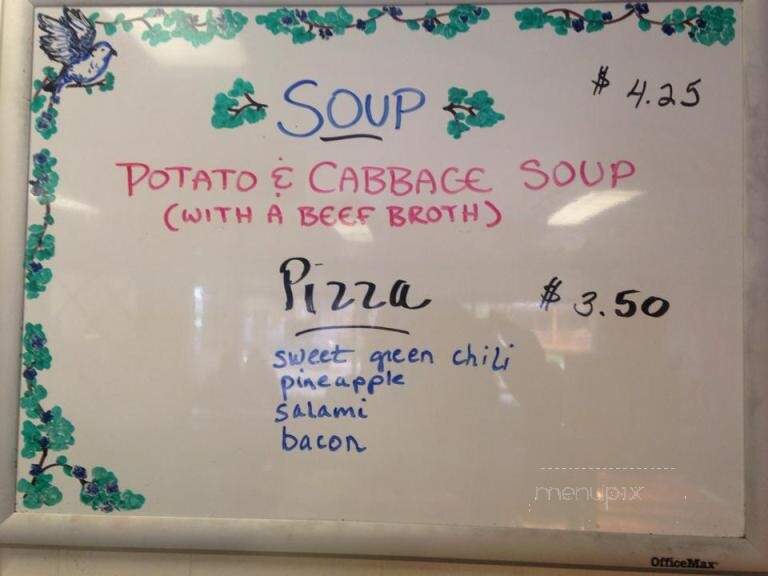 Mount Shasta Pastry - Mt Shasta, CA menu_pic