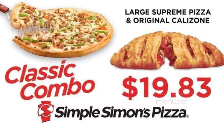 Simple Simon's Pizza - Nowata, OK menu_pic