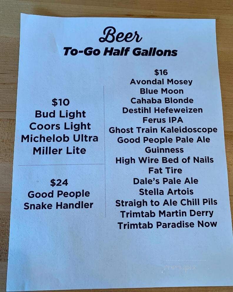 Paramount - Birmingham, AL menu_pic