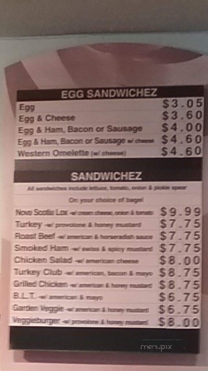Bagelz The Bagel Bakery - Wakefield, RI menu_pic