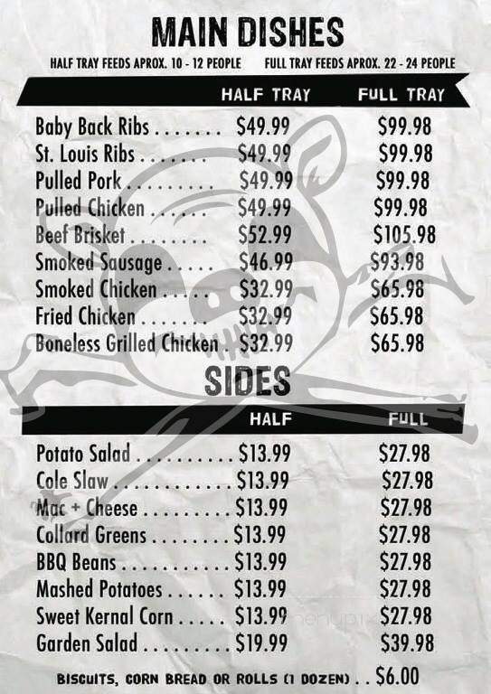 Smoke and Bones BBQ - Derby, CT menu_pic