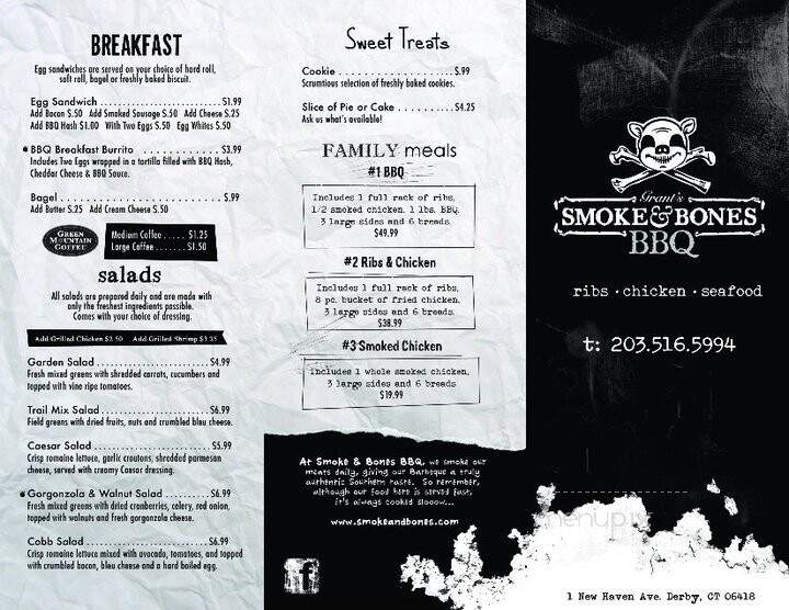 Smoke and Bones BBQ - Derby, CT menu_pic