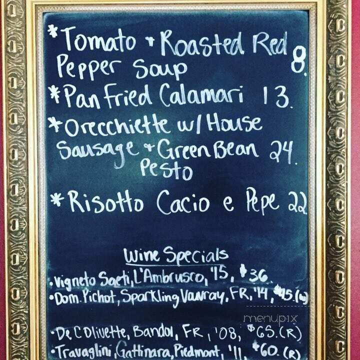Peasant - Waitsfield, VT menu_pic