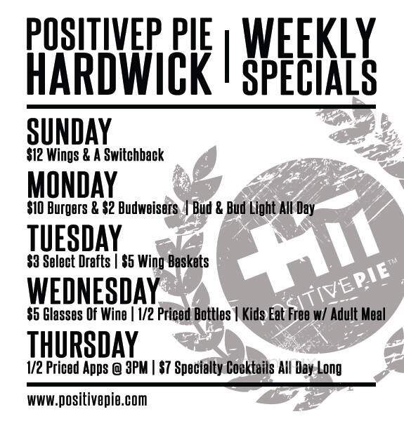 Positive Pie Hardwick - Hardwick, VT menu_pic