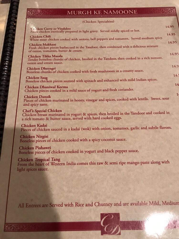 Caffe Delhi - Denville, NJ menu_pic