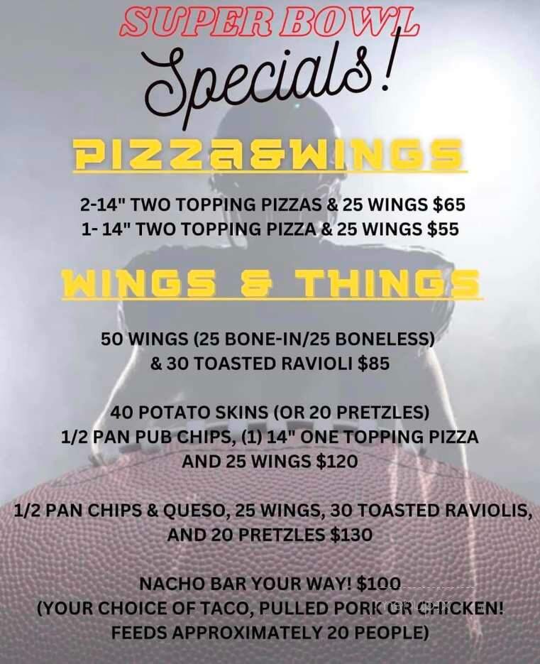 Hub's Pub and Grill - Bonne Terre, MO menu_pic