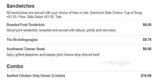 Show-Me's Sports Bar & Grill - Florissant, MO menu_pic