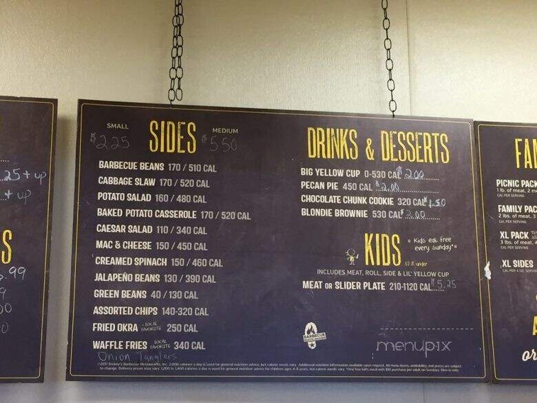 Dickey's Barbecue Pit - Florence, SC menu_pic