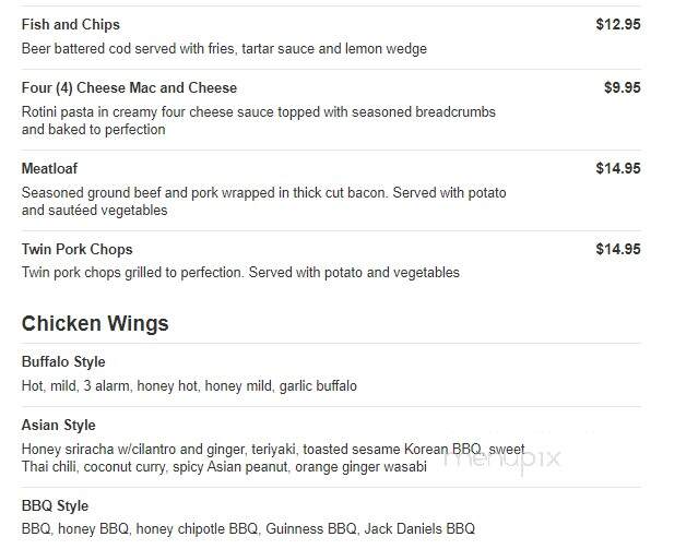 White Dog Cafe - Portland, CT menu_pic
