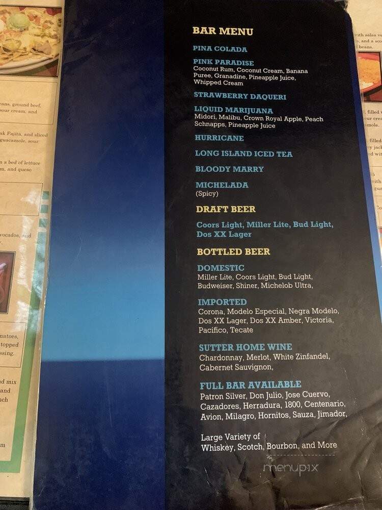 Mezcales - Fort Worth, TX menu_pic