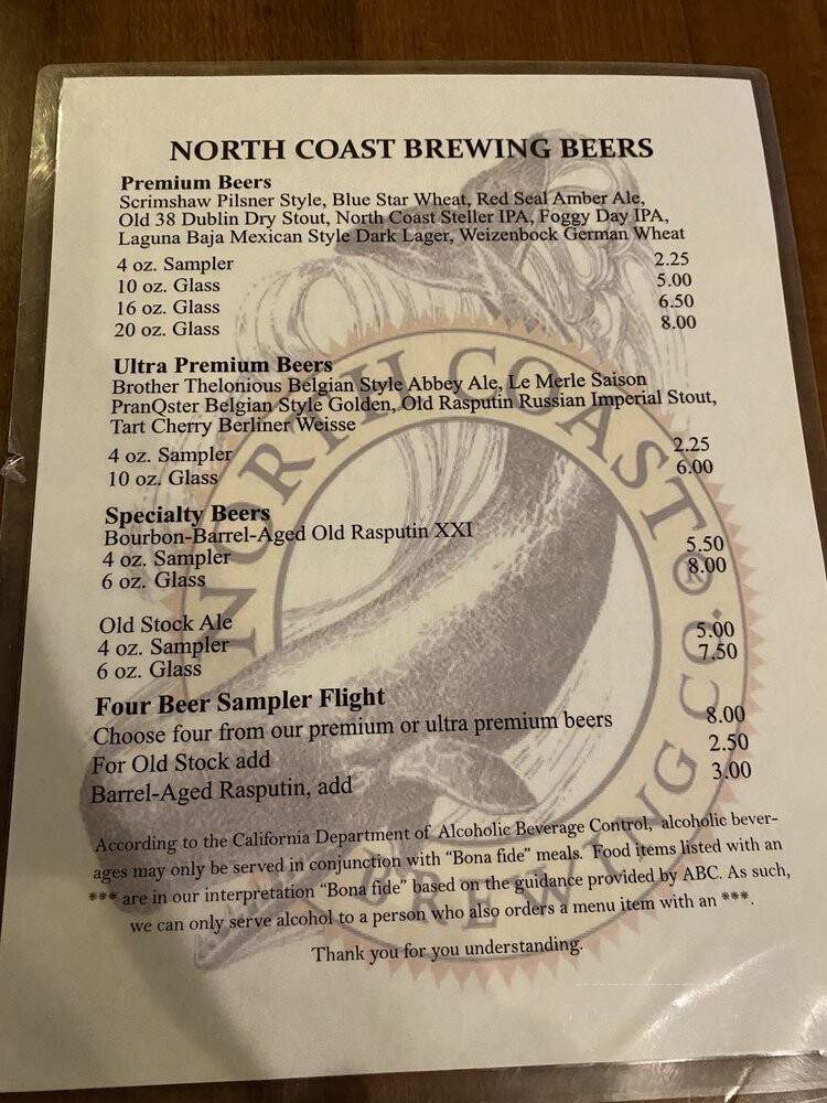 North Coast Brewing - Fort Bragg, CA