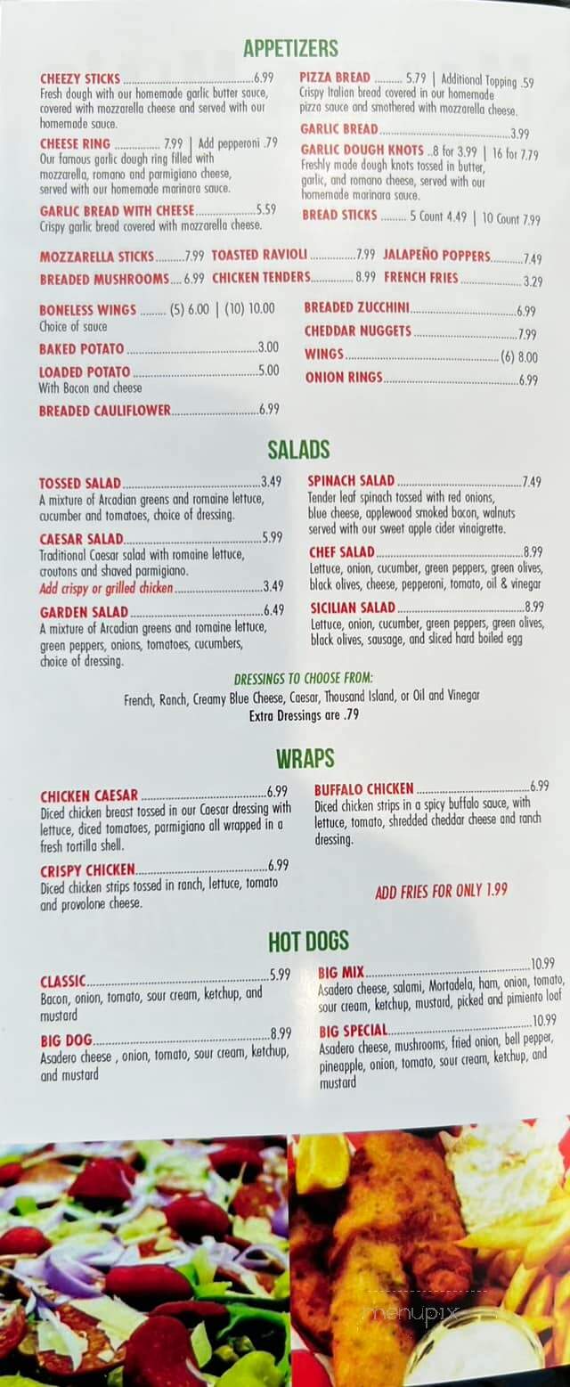 Mamma Mia's - Rockford, IL menu_pic