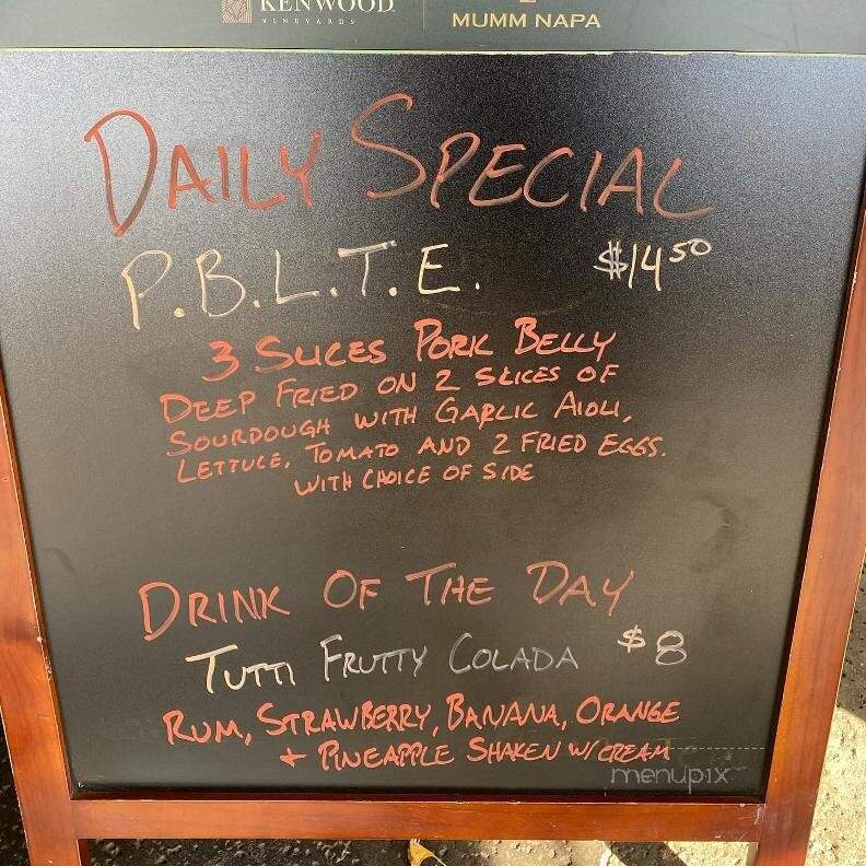 Twisted Pig Bar & Grill - Modesto, CA menu_pic