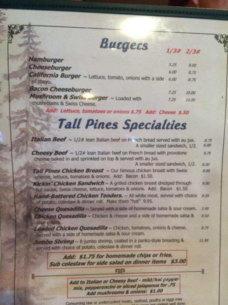 Tall Pines Resort & Restaurant - Hayward, WI