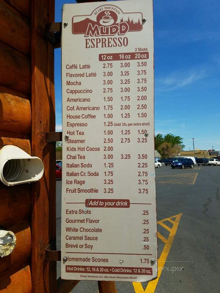 Heart Mountain Mudd - Powell, WY menu_pic