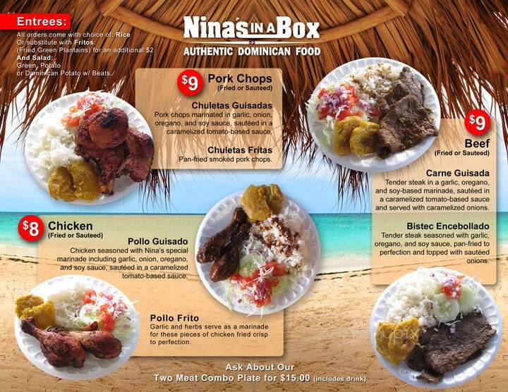 Nina's In A Box 'Authentic Dominican Food' - Anchorage, AK menu_pic