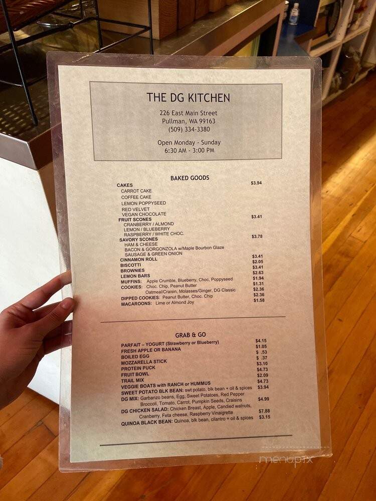 Daily Grind Espresso - Pullman, WA menu_pic