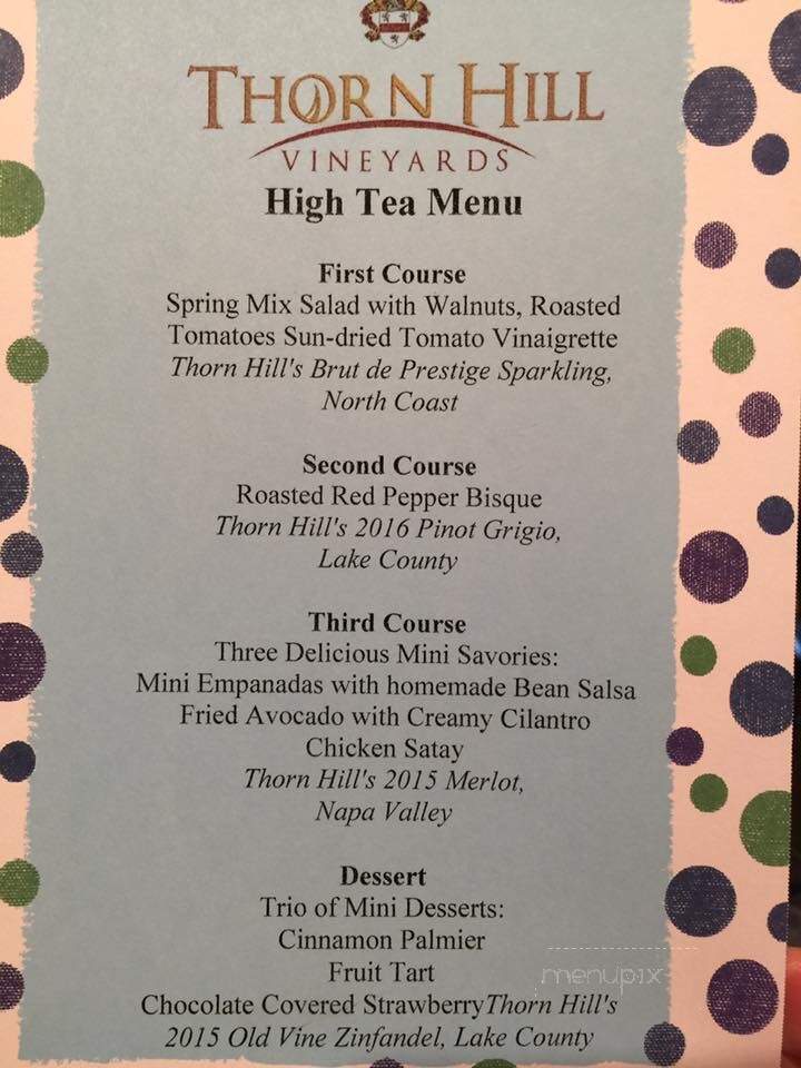 Sugarplums and Tea - Lancaster, PA menu_pic