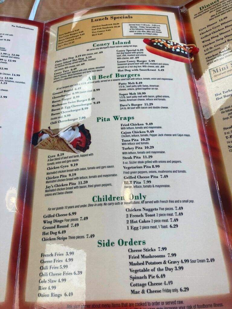 L George's Coney Island - Westland, MI menu_pic