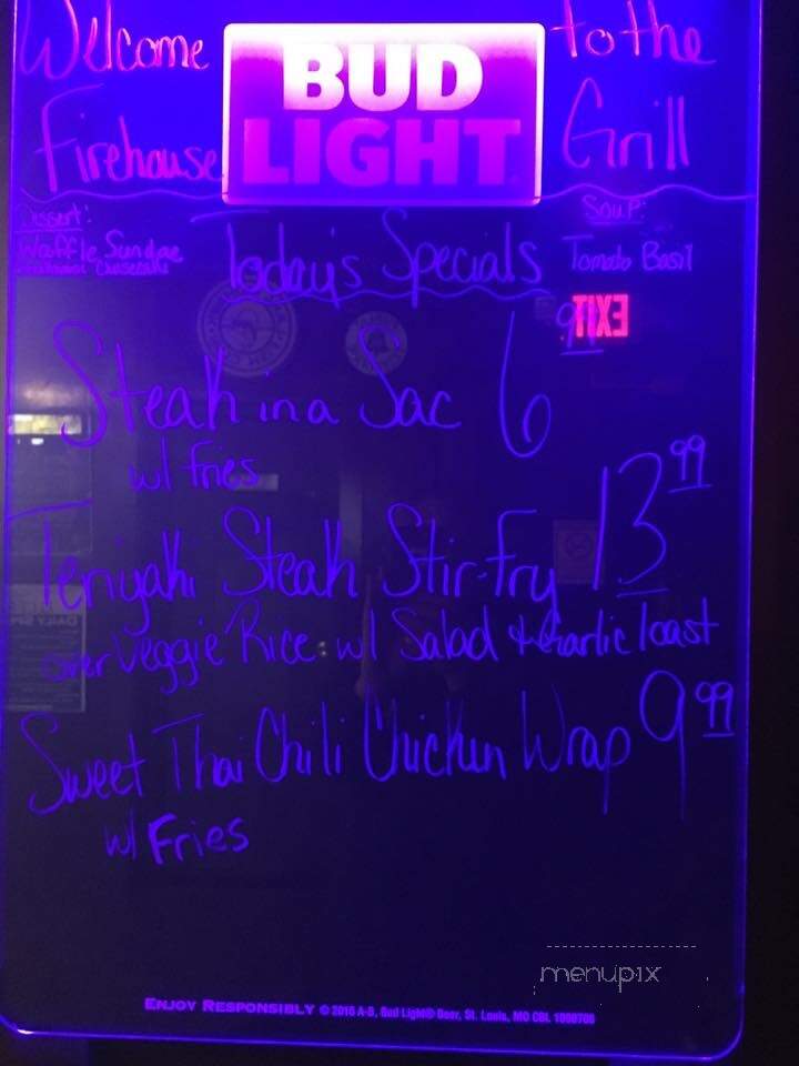 Firehouse Grille & Pub - Malvern, OH menu_pic