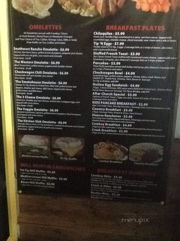 Mill Creek BBQ, Burgers and Drive-Thru - Redlands, CA menu_pic