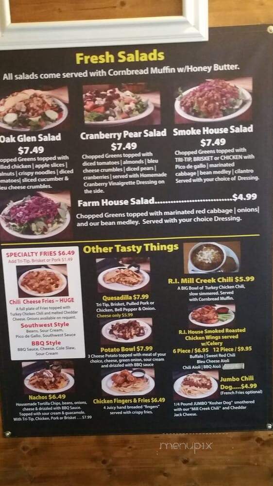 Mill Creek BBQ, Burgers and Drive-Thru - Redlands, CA menu_pic